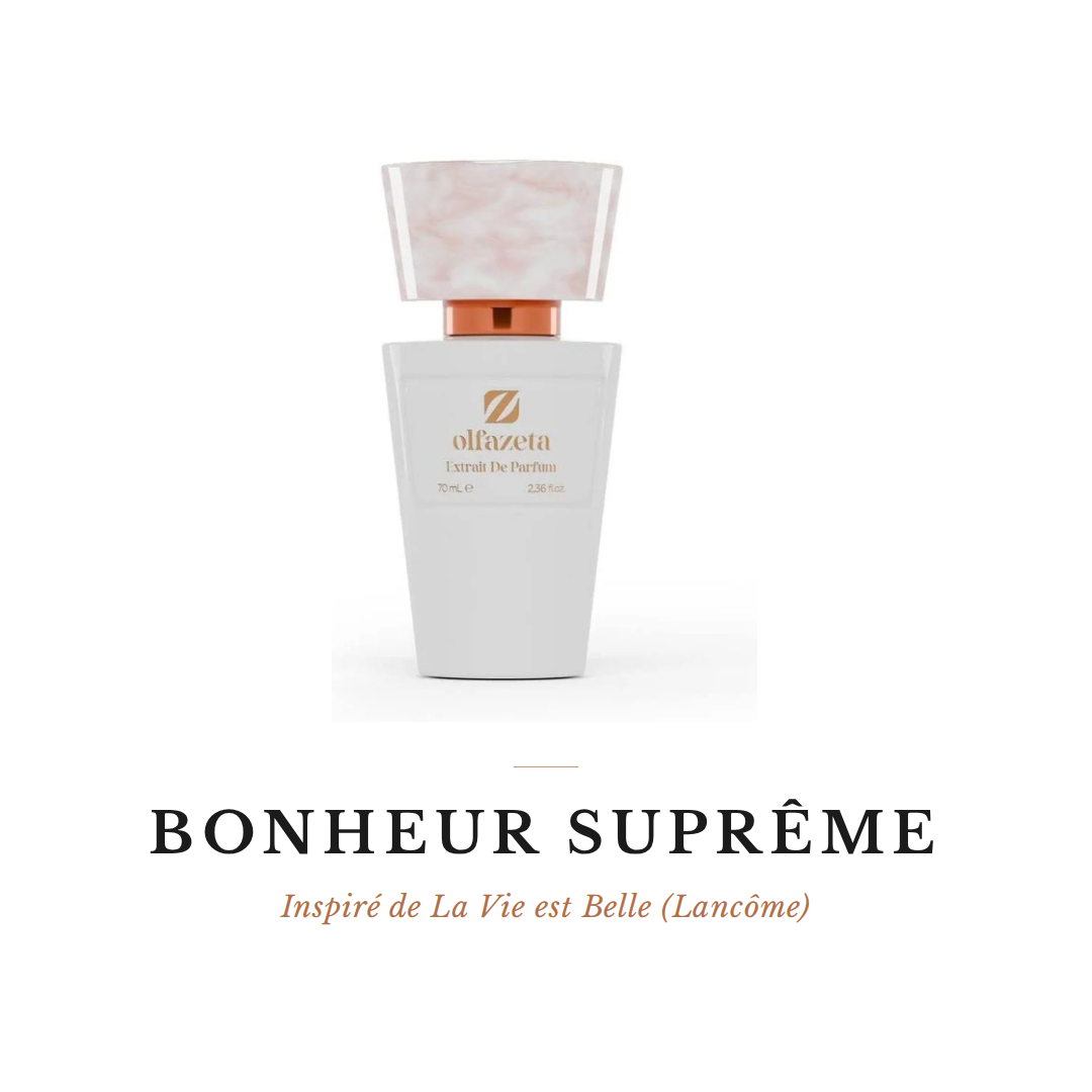 BONHEUR SUPRÊME – Inspiré de La Vie est Belle (Lancôme)