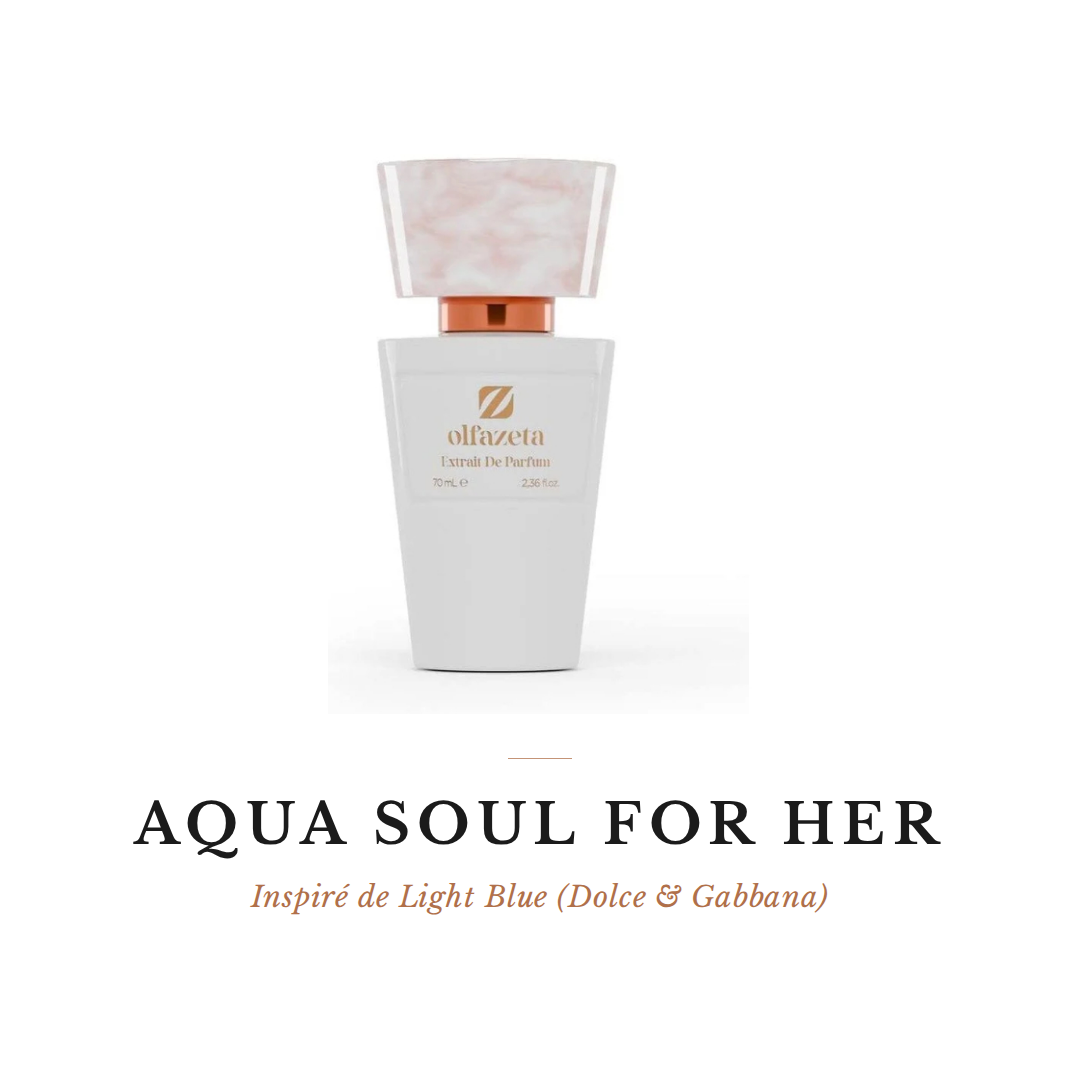 AQUA SOUL FOR HER – Inspiré de Light Blue (Dolce & Gabbana)
