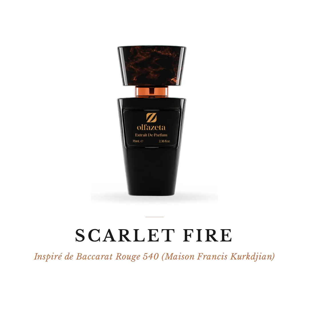 SCARLET FIRE – Inspiré de Baccarat Rouge 540 (Maison Francis Kurkdjian)