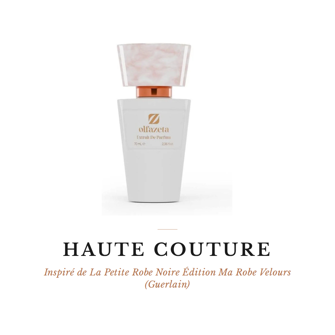 HAUTE COUTURE – Inspiré de La Petite Robe Noire Édition Ma Robe Velours (Guerlain)